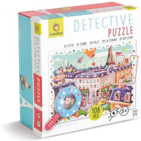  Puzzle da 108 Pezzi - Baby Detective: In Città
