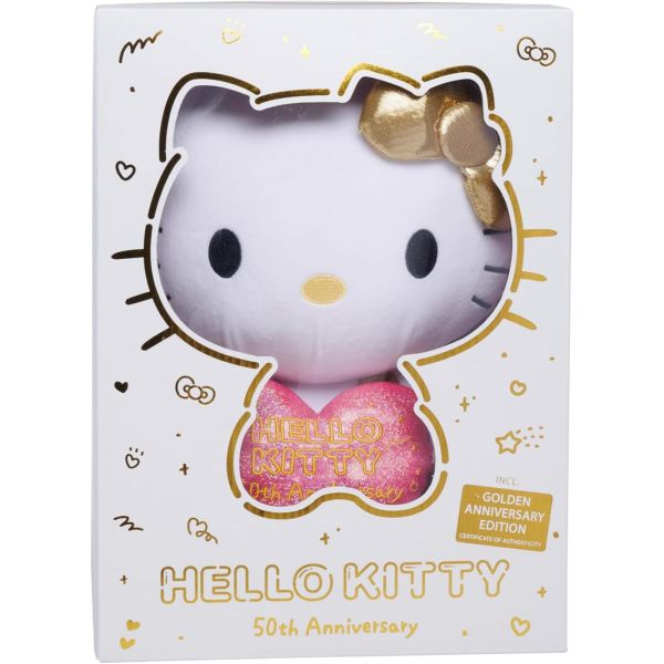 Hello Kitty - Peluche cm.30 Anniversario 50 anni