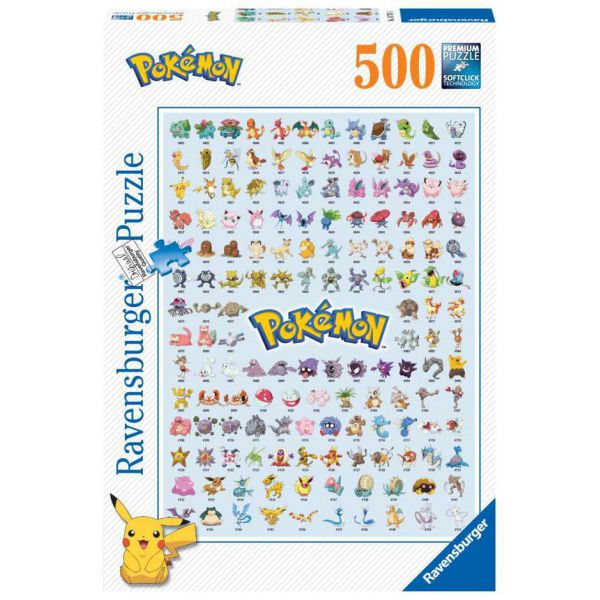  Puzzle da 500 Pezzi - Pokémon