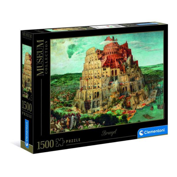 Puzzle da 1500 Pezzi Museum Collection - Bruegel: The Tower of Babel