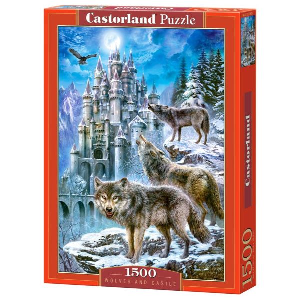 Puzzle 1500 Pezzi - Wolves and Castle