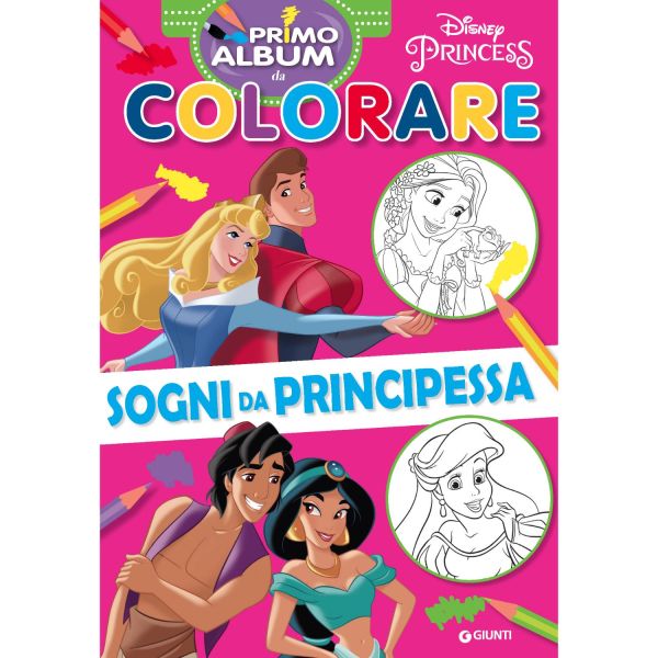 Primo Album da Colorare - Disney Princess