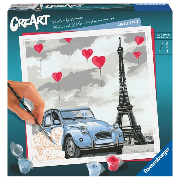CreArt - Serie Trend Quadrati: Lovely Paris
