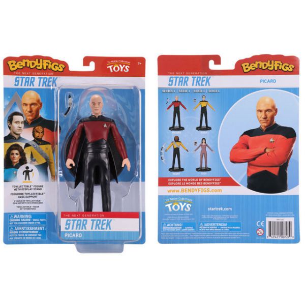 Picard - Bendyfigs Articulated Character - Star Trek The Next Generation
