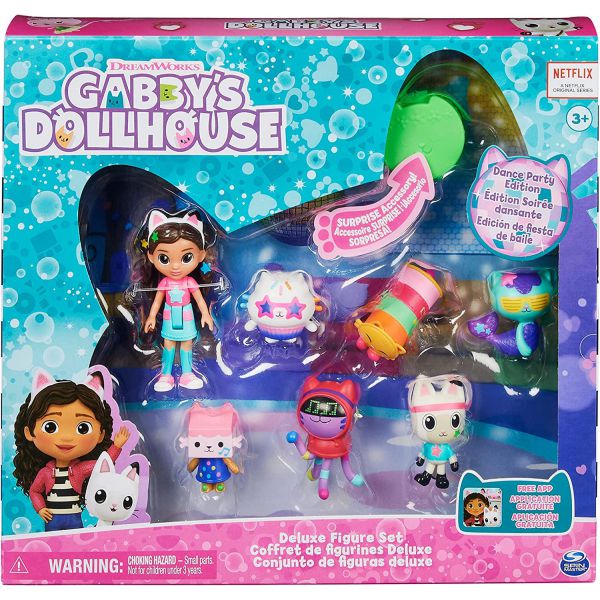 Gabby's Dollhouse - Set Deluxe Personaggi Versione Dance