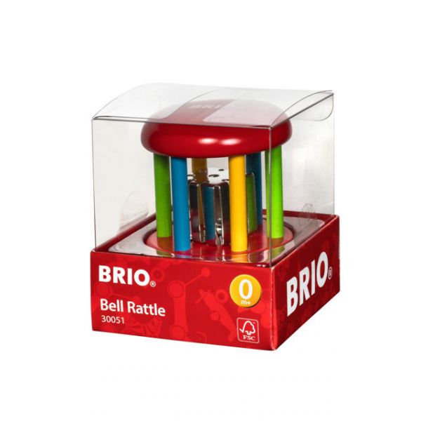 BRIO red rattle - New Version (display 16 pcs.)