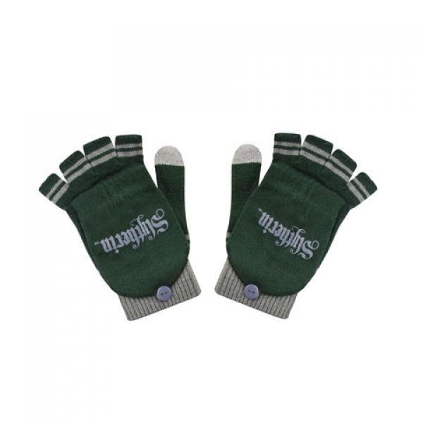 Harry Potter - Fingerless Gloves / Slytherin Mittens