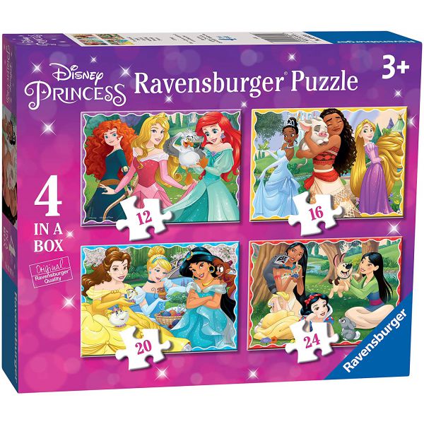 4 in 1 Puzzle - Disney Princesses