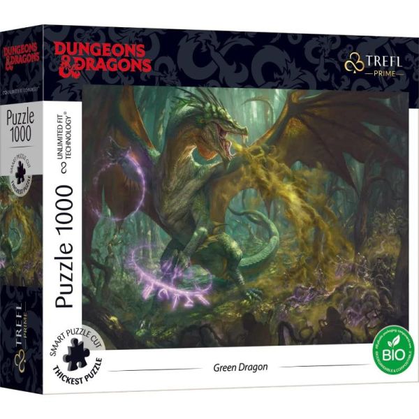Puzzles - "1000 UFT" - The Green Dragon_FSC Mix 70% / Hasbro Dungeons & Dragons