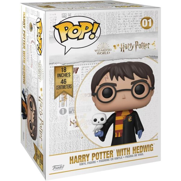 POP - Harry Potter: Personaggio Harry Potter con Edvige Gigante 46 cm
