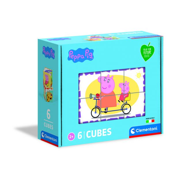 6 Piece Cubes - Peppa Pig