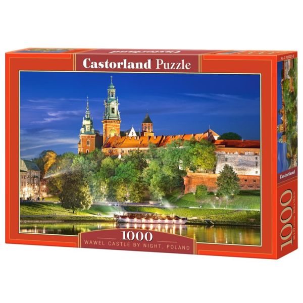 Puzzle da 1000 Pezzi - Castello di Wawel di Notte, Polonia