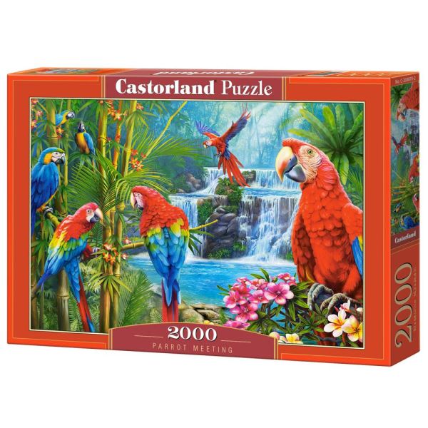 Puzzle da 2000 Pezzi - Incontro dei Pappagalli