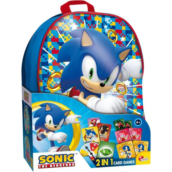 SONIC 2 IN 1 CARD GAMES IN A BACKPACK