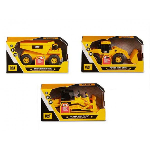 CAT - Means work with lights and sounds with free wheels 15.5 cm 3 assorted batteries included