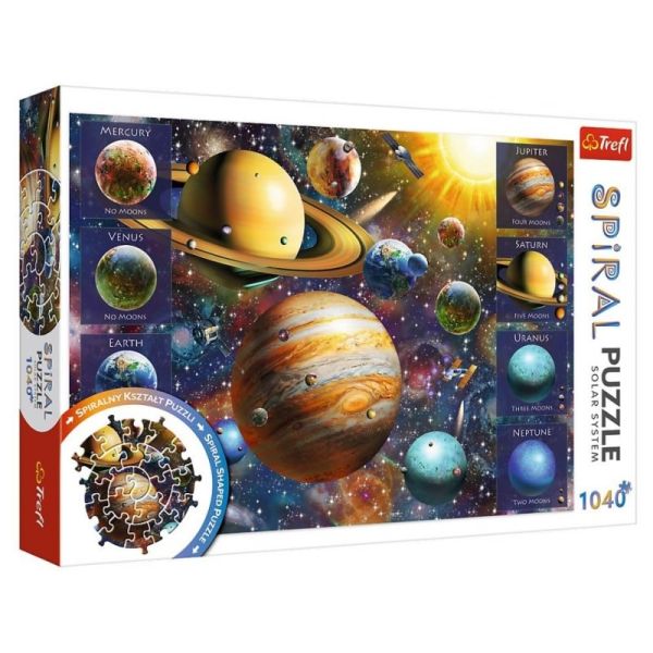 Puzzle da 1040 Pezzi Spirale - Solar System