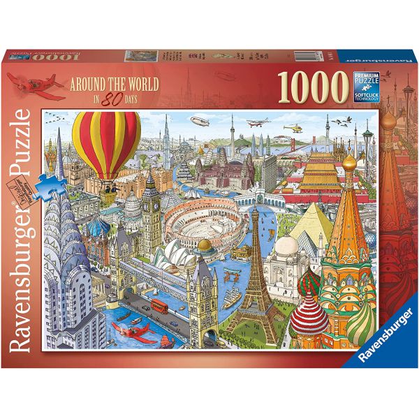 1000 Piece Puzzle - Around the World in 80 Days
