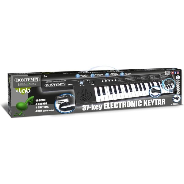 Keytar 37 Keys with shoulder strap and rechargeable lithium battery