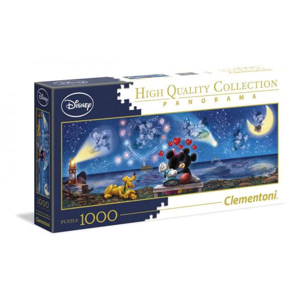 1000 Piece Puzzle - Panorama - Mickey And Minnie