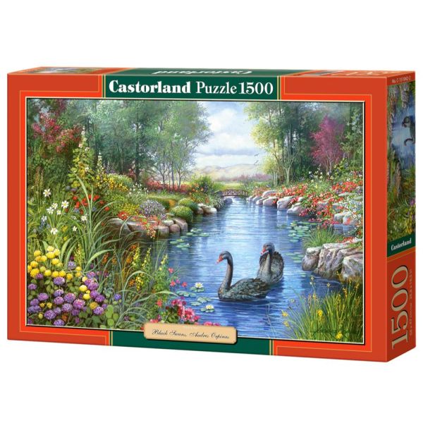 Puzzle 1500 Pezzi - Black Swans, Andres Orpinas 