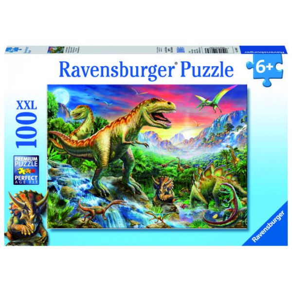 100 Piece XXL Puzzle - Prehistoric Dinosaurs