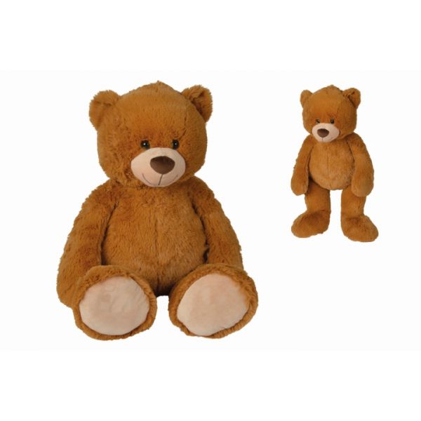 Brown plush bear cm.54
