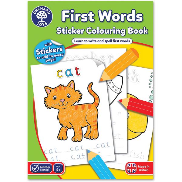 Colouring Book - First Words: Ed. Inglese