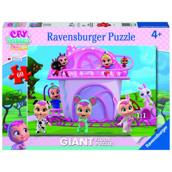 60 Piece Giant Floor Puzzle - Cry Babies