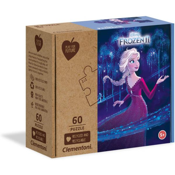 Puzzle da 60 Pezzi - Play for Future: Frozen 2