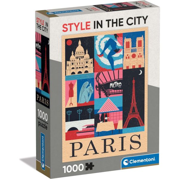 Puzzle da 1000 Pezzi - Style in the City: Paris