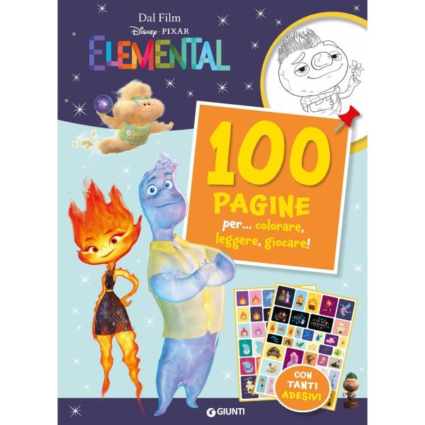 Elemental 100 pages to... color, read, play!