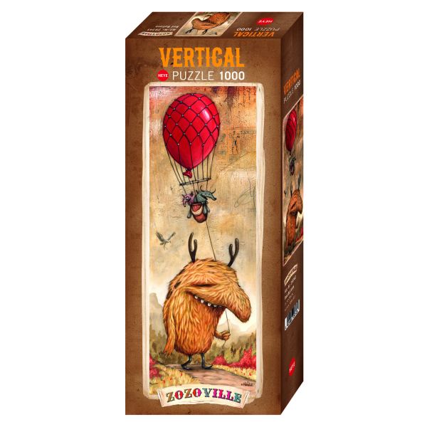 Puzzle 1000 pz Vertical - Red Balloon, Zozoville