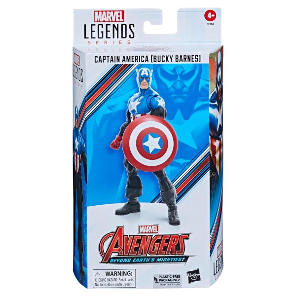 Marvel Legends - Personaggio 15 cm Avengers Captain America (Bucky Barnes)