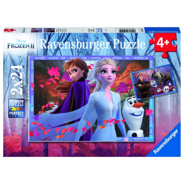 2 Puzzles of 24 Pieces - Frozen 2