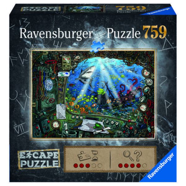 759 Piece Puzzle Escape - Submarine