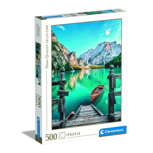 500 Piece Puzzle - Braies Lake