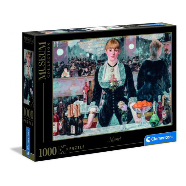 Puzzle da 1000 Pezzi Museum Collection - Manet: A Bar at the Folies Bergiere