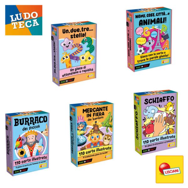 LUDOTECA CHILDREN&#39;S CARDS MAXI ASSORTED DISPLAY 24