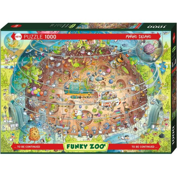 Puzzle 1000 pz - Cosmic Habitat, Degano Zoo