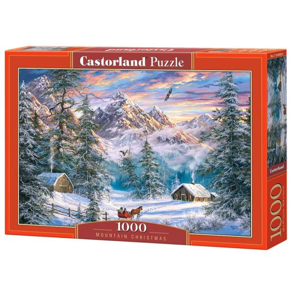 Puzzle 1000 Pezzi - Mountain Christmas