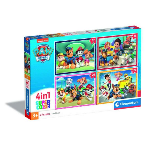 4 Puzzle in 1 - Paw Patrol