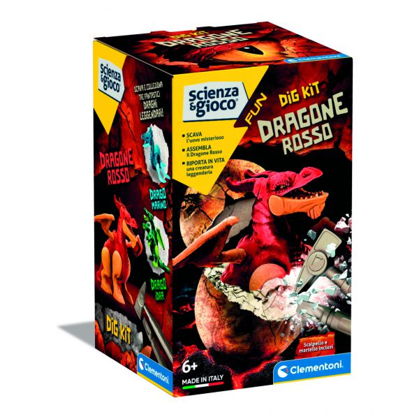 Scienza & Gioco - Dig Kit Dragone Rosso