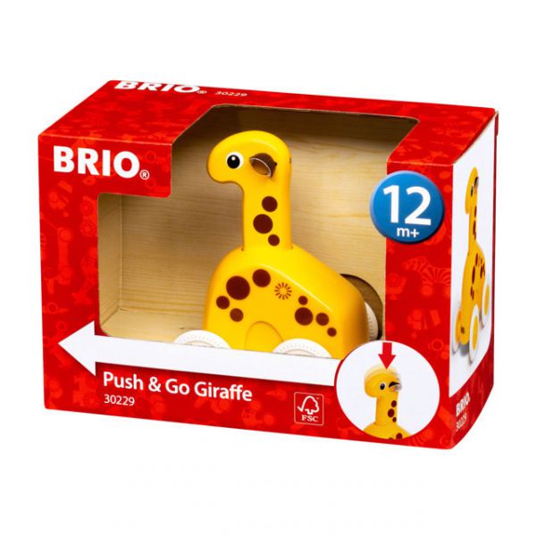BRIO Giraffe Press and Go!