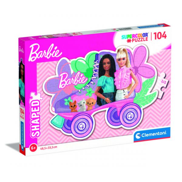 Puzzle da 104 Pezzi Sagomato - Barbie