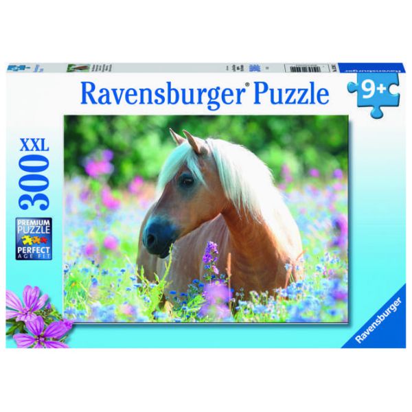 300 Piece XXL Puzzle - Horse among the flowers