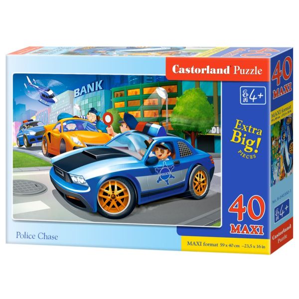 Maxi Puzzle 40 Pieces - Police Chase