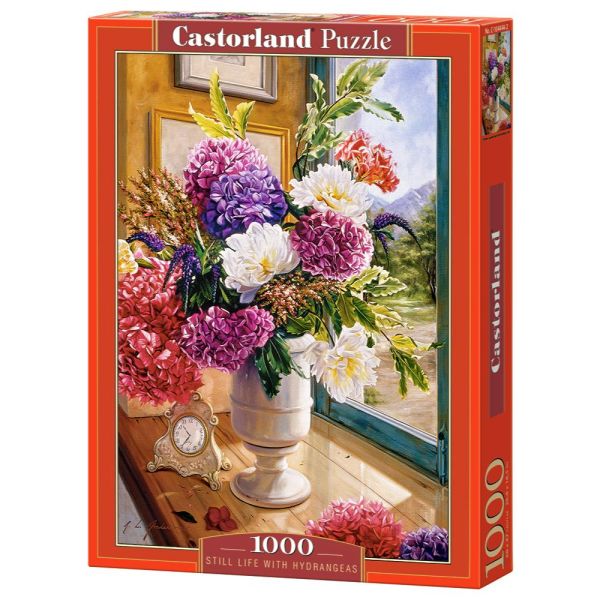Puzzle 1000 Pezzi - Still Life with Hydrangeas