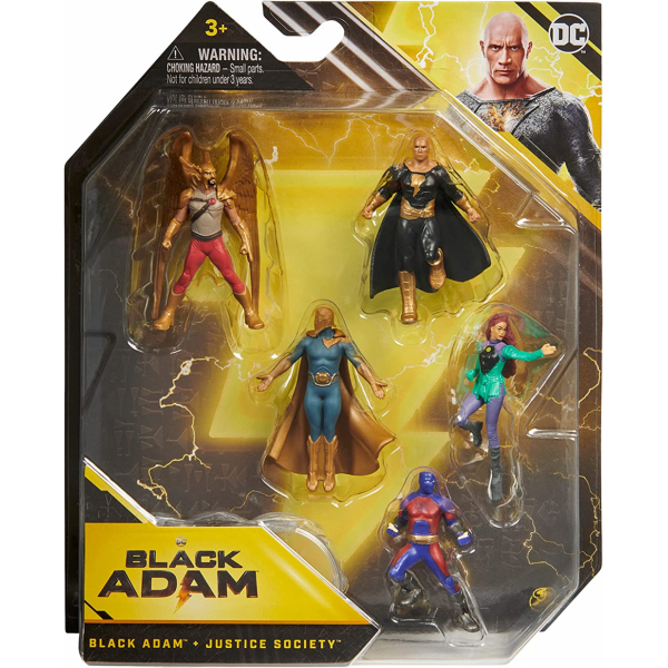 BLACK ADAM THE MOVIE Gift set personaggi in scala 5 cm 