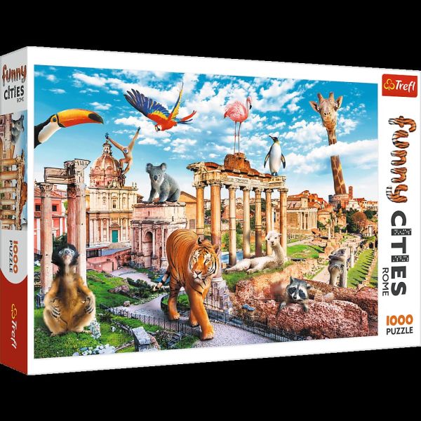 Puzzle da 1000 Pezzi - Funny Cities: Wild Rome