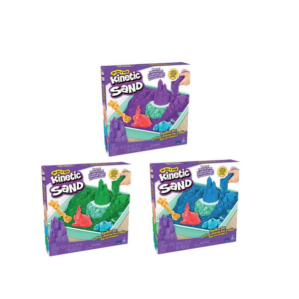 KINETIC SAND Playset Castles of Sand Ass.to New